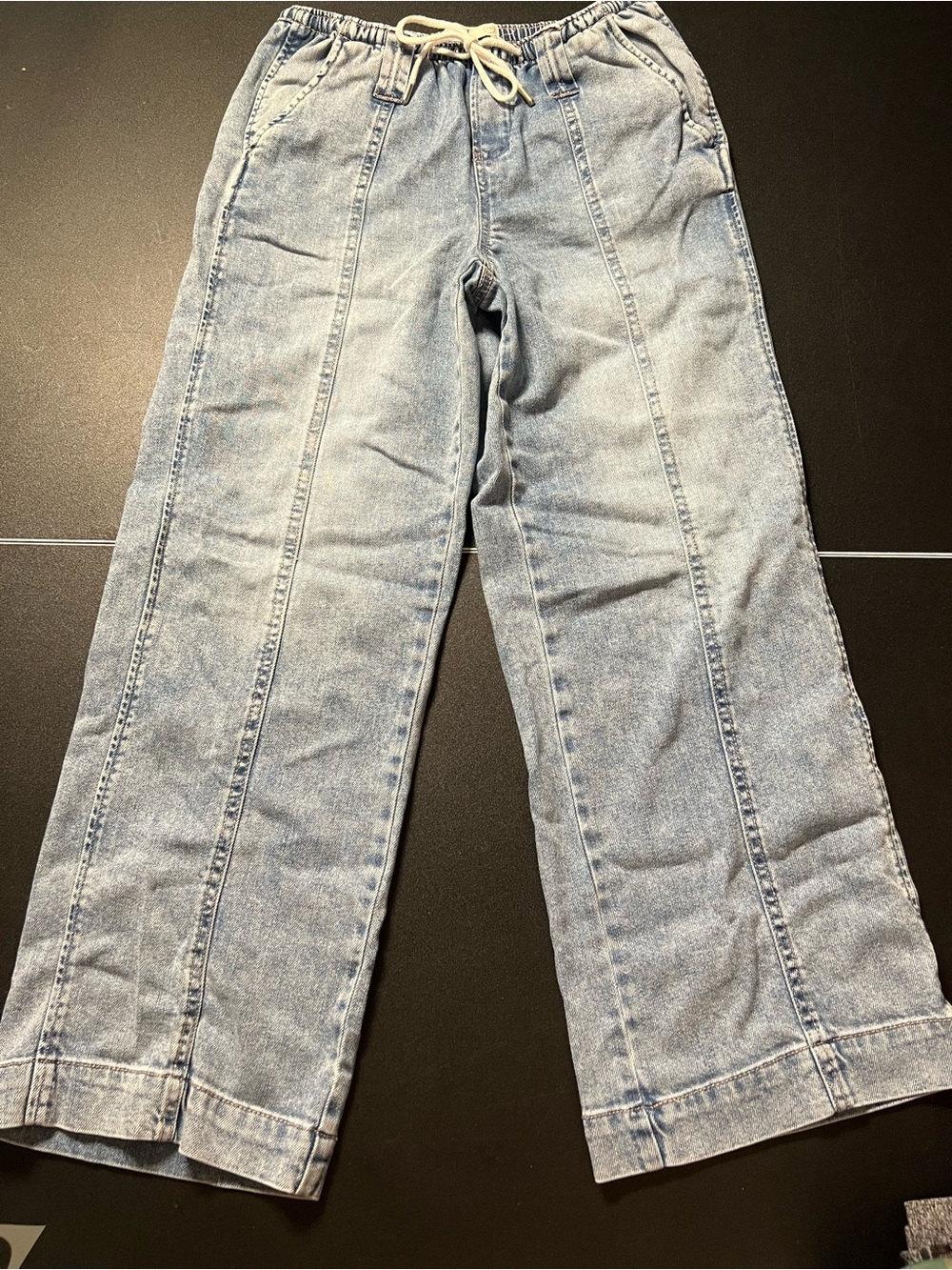 Women’s Light Wash Denim Jogger Jeans - Light Blue size 0/25